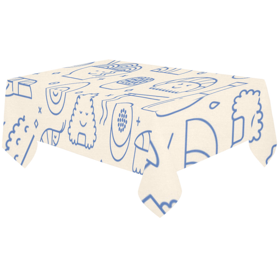 Cute sushi icon pattern Tablecloth
