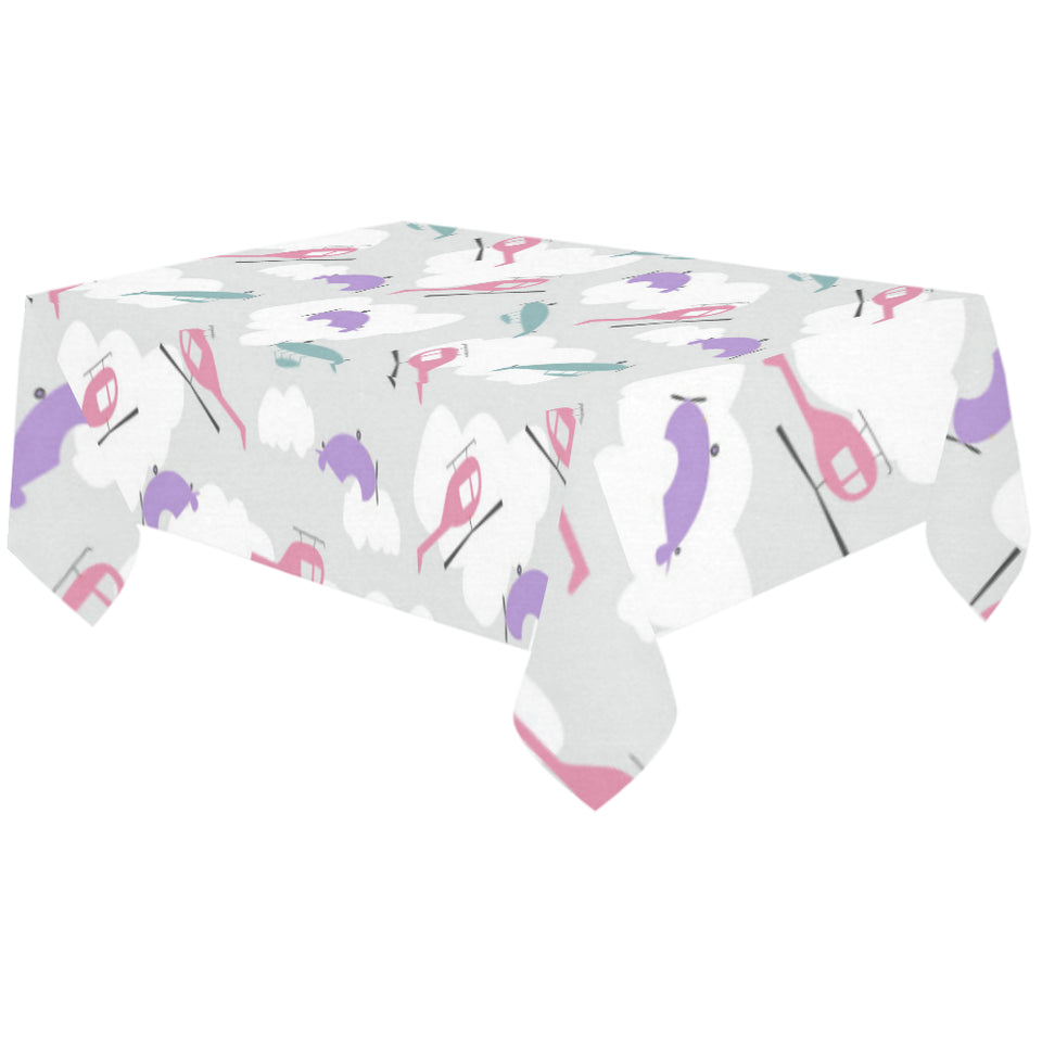 Helicopter plane pattern Tablecloth