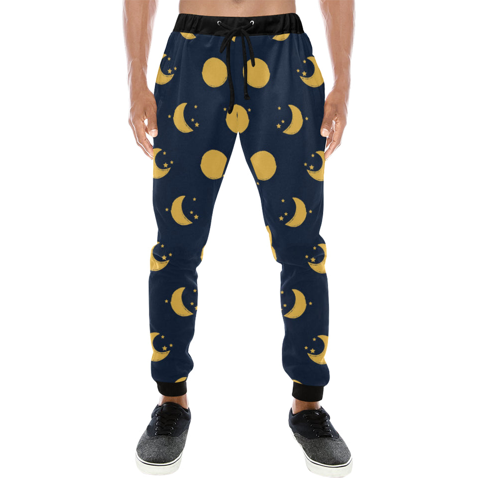 Moon star pattern Unisex Casual Sweatpants