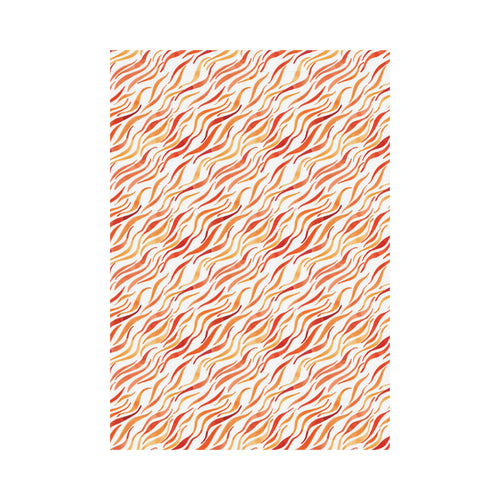 Fire flame watercolor pattern House Flag Garden Flag