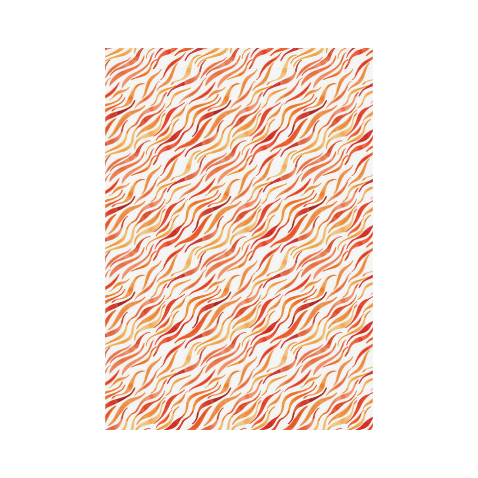 Fire flame watercolor pattern House Flag Garden Flag