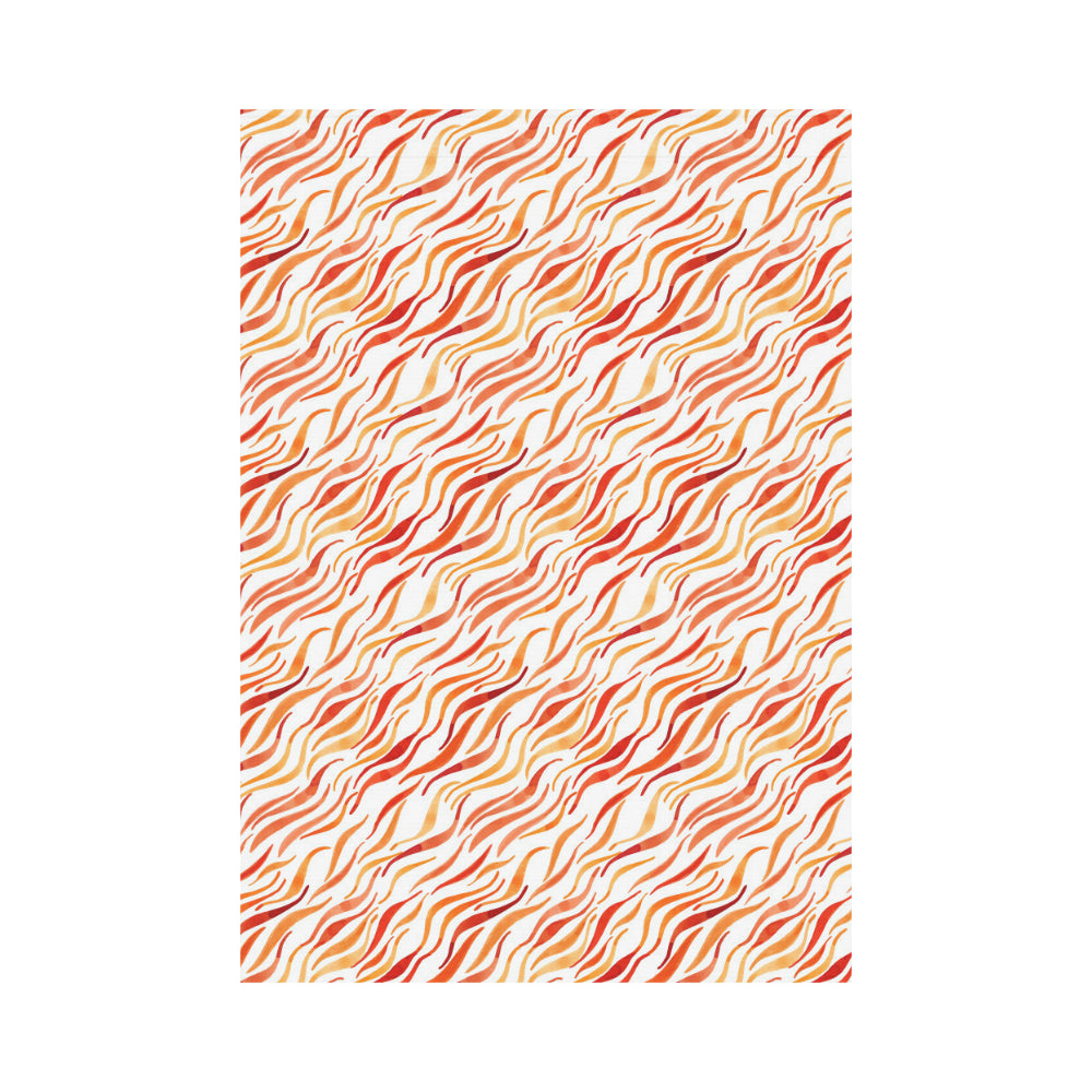 Fire flame watercolor pattern House Flag Garden Flag