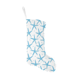 Watercolor starfish pattern Christmas Stocking