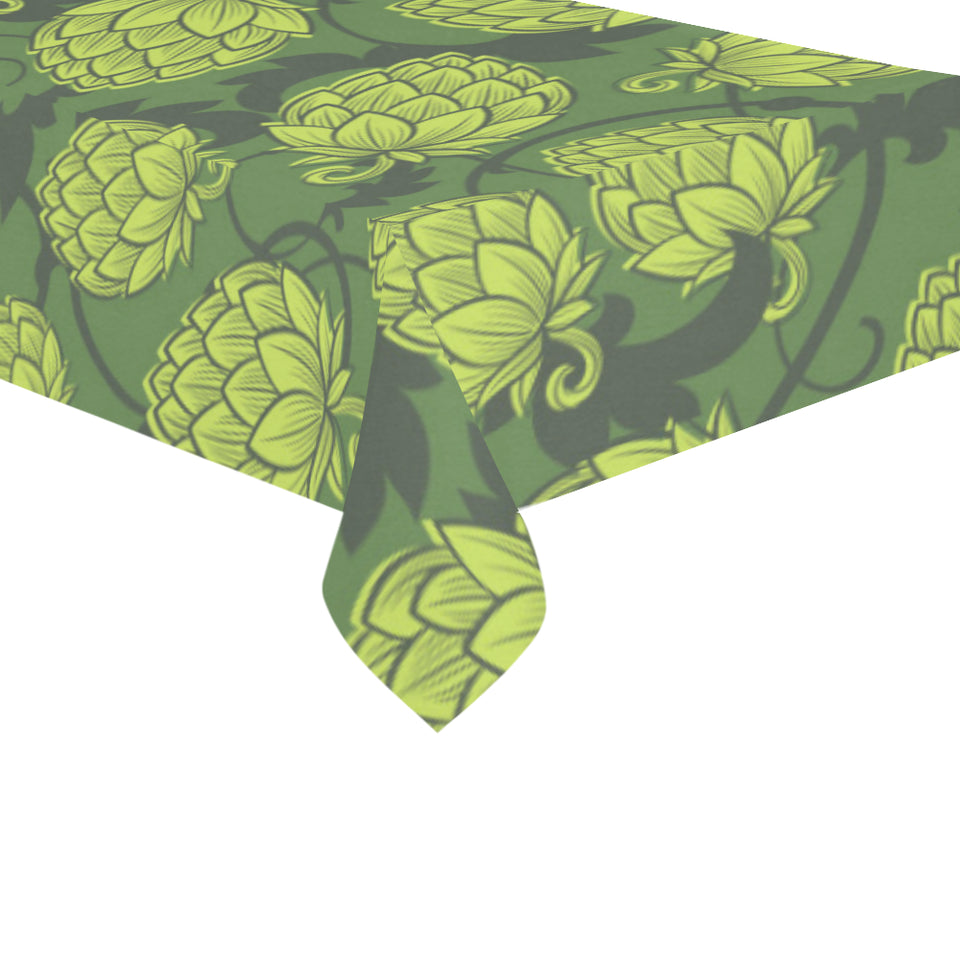 Hop pattern Hop cone background Tablecloth