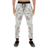 Cute sea otters pattern Unisex Casual Sweatpants