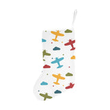 Airplane star cloud colorful Christmas Stocking