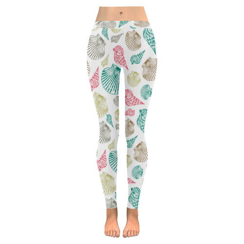 Colorful shell pattern Women's Legging Fulfilled In US