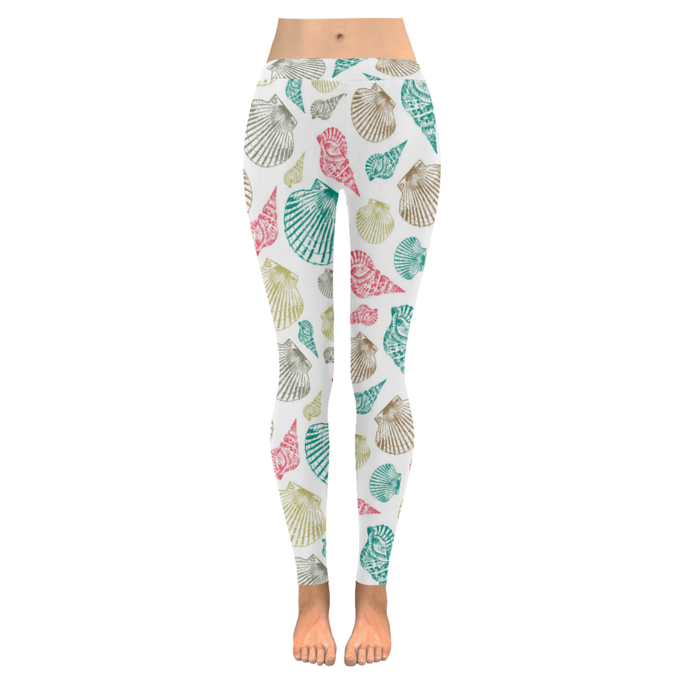 Colorful shell pattern Women's Legging Fulfilled In US