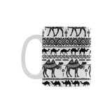 Camel polynesian tribal pattern Classical White Mug (Fulfilled In US)