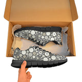Gear Pattern Print Design 02 Women's Sneaker Shoes