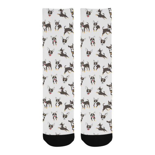Chihuahua dog pattern Crew Socks