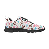 Pretzels Pattern Print Design 04 Men's Breathable Sneakers ( Model 055)