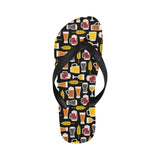 Beer type pattern Unisex Flip Flops