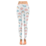 Cute rainbow clound pattern Women's Legging Fulfilled In US