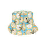 Bee honeycomb pattern Unisex Bucket Hat