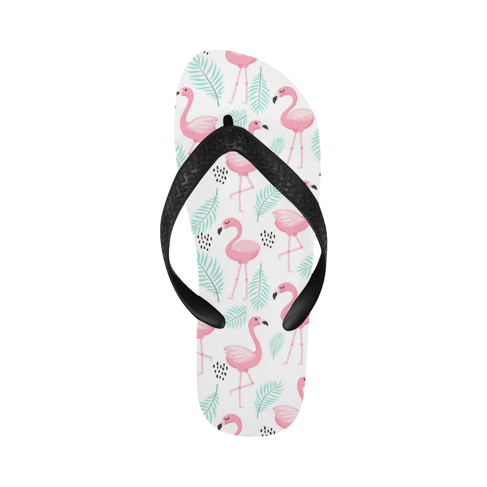 Cute flamingo pattern Unisex Flip Flops