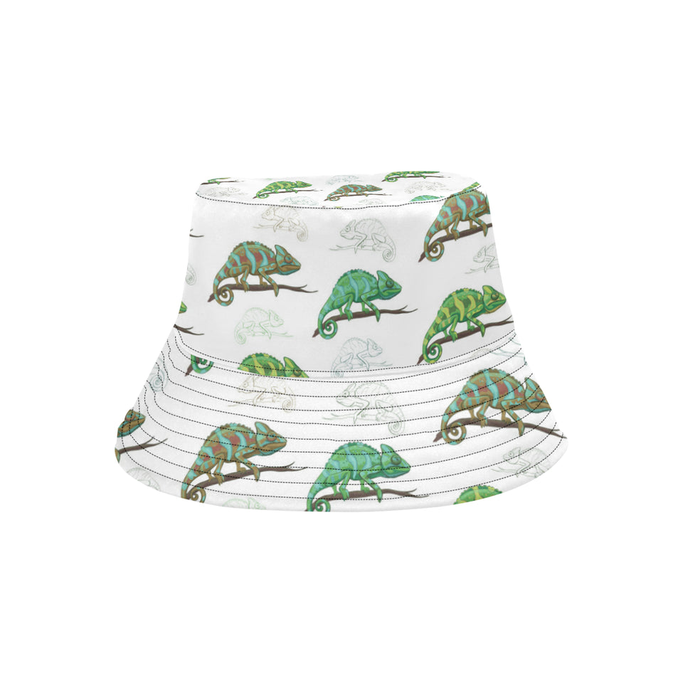 Chameleon lizard pattern Unisex Bucket Hat