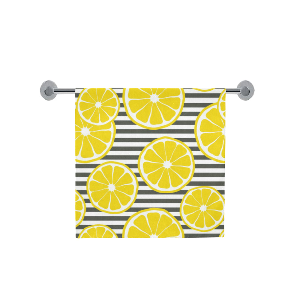 slice of lemon design pattern Bath Towel