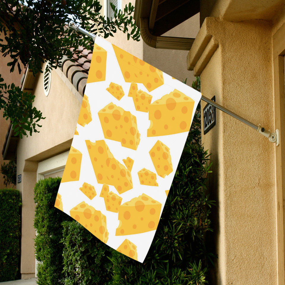 Cheese slice pattern House Flag Garden Flag