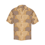 Bread Toast Pattern Print Design 04 Men's All Over Print Hawaiian Shirt (Model T58)