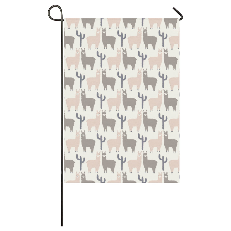 Llama Alpaca pattern House Flag Garden Flag