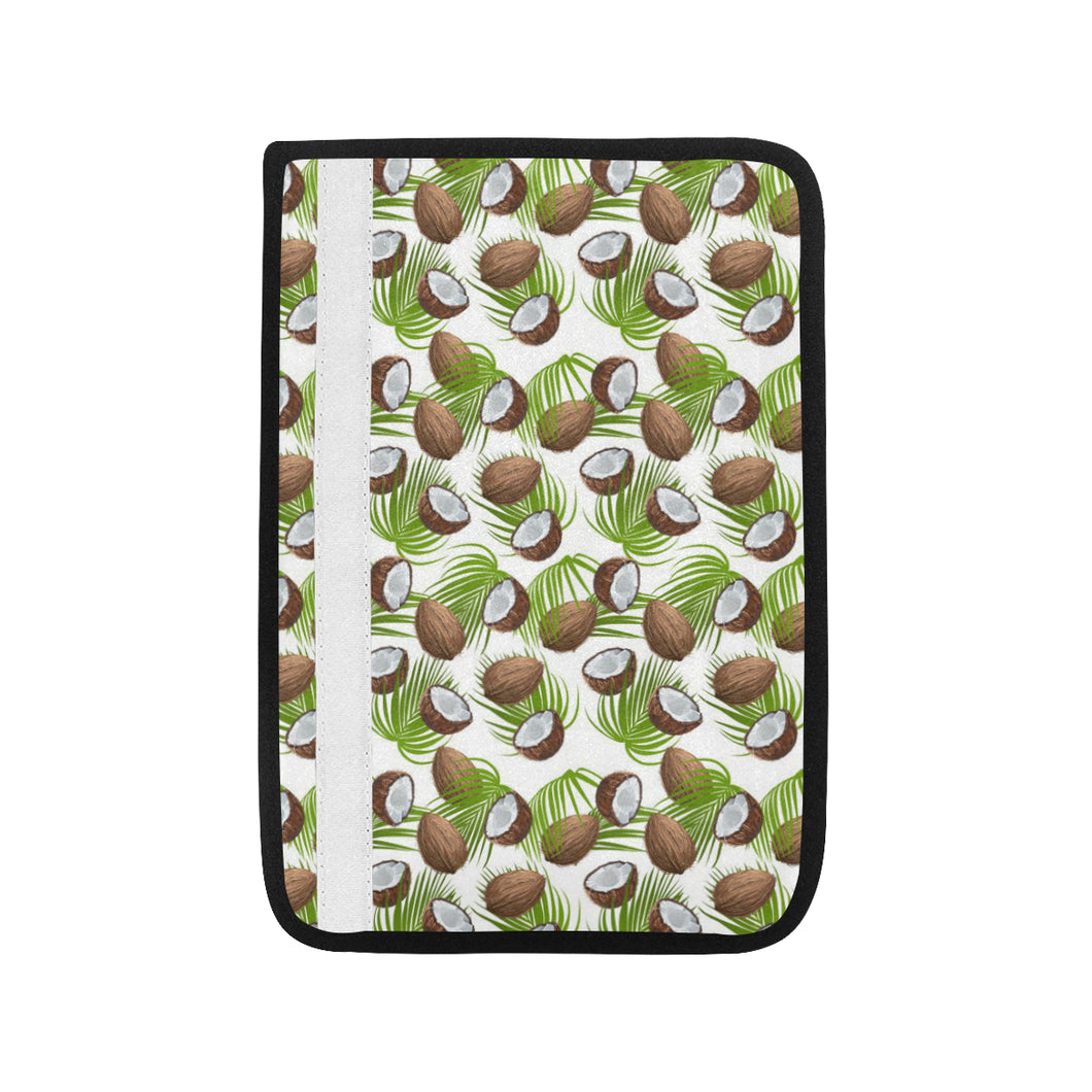 Coconut Pattern Print Design 04 Car Seat Belt Cover