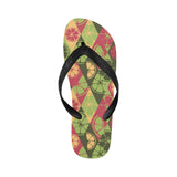 Cool Geometric lime pattern Unisex Flip Flops