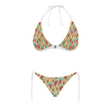 Colorful ice cream pattern Sexy Bikinis Two-Piece Swimsuits
