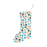 Math Pattern Print Design 05 Christmas Stocking