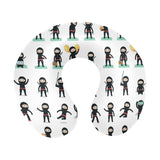 Cute ninja katana sword pattern U-Shaped Travel Neck Pillow