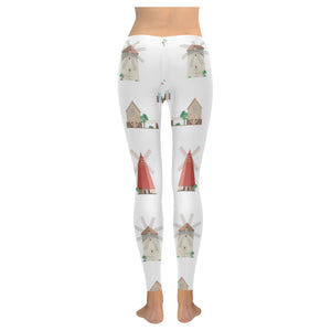 windmill design pattern Women's Legging Fulfilled In US
