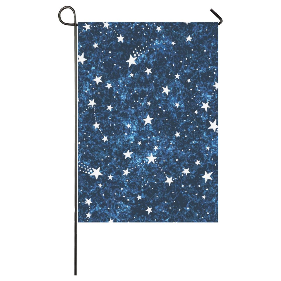 Night sky star pattern House Flag Garden Flag