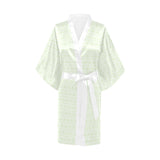 Cucumber pattern background Women's Short Kimono Robe