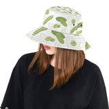 Cucumber sketch pattern Unisex Bucket Hat