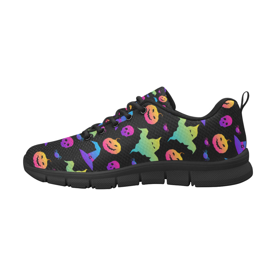 Colorful halloween background Men's Sneaker Shoes