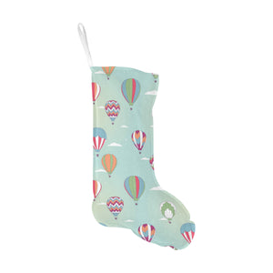 Hot Air Balloon design Pattern Christmas Stocking
