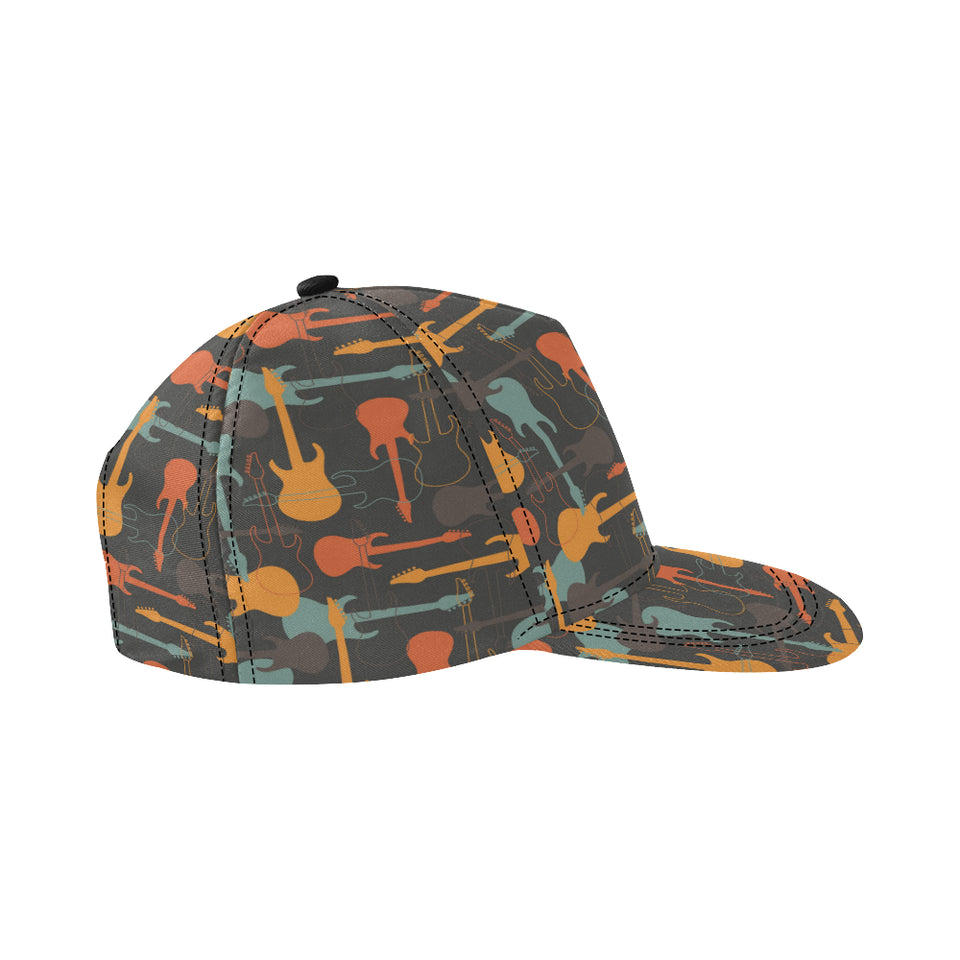 electric guitars pattern All Over Print Snapback Cap