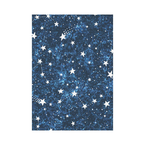 Night sky star pattern House Flag Garden Flag