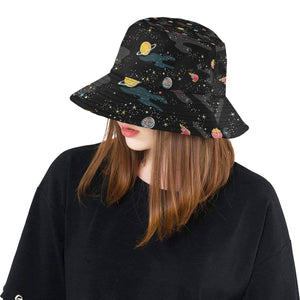 space pattern Unisex Bucket Hat