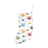 Colorful helicopter pattern Christmas Stocking