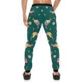 Kangaroo leaves pattern Unisex Casual Sweatpants