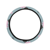 poodle dog pattern Car Steering Wheel Cover