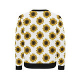 sunflowers design pattern Men's Crew Neck Sweatshirt