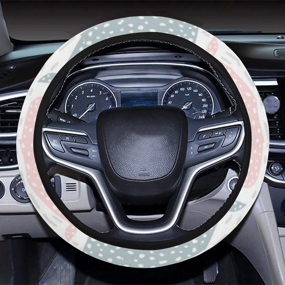 Whale dot pattern Car Steering Wheel Cover