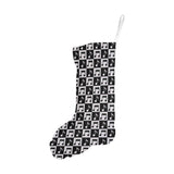 Music Notes Pattern Print Design 01 Christmas Stocking