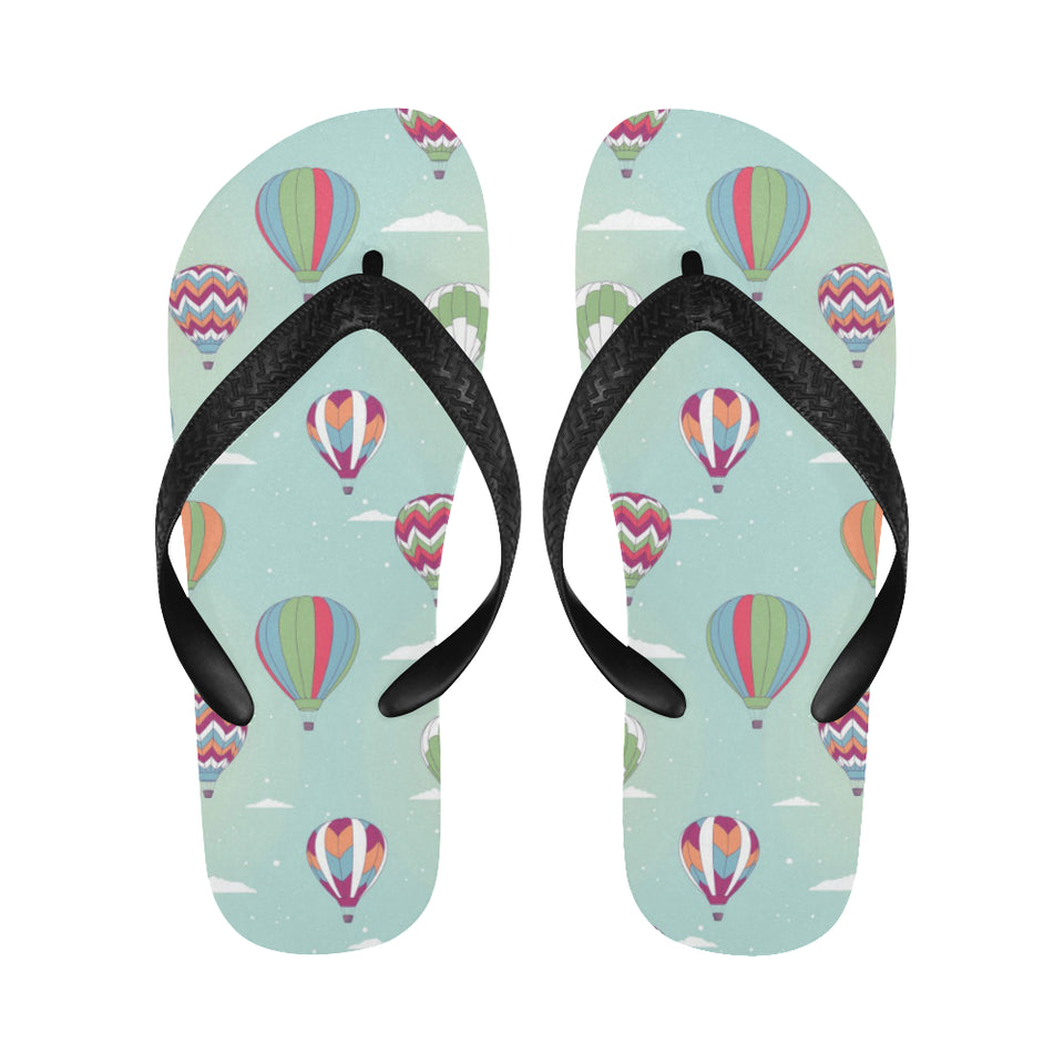 Hot Air Balloon design Pattern Unisex Flip Flops