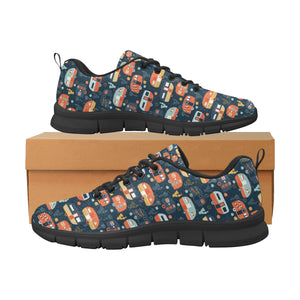 Camper Van Pattern Print Design 05 Men's Breathable Sneakers ( Model 055)
