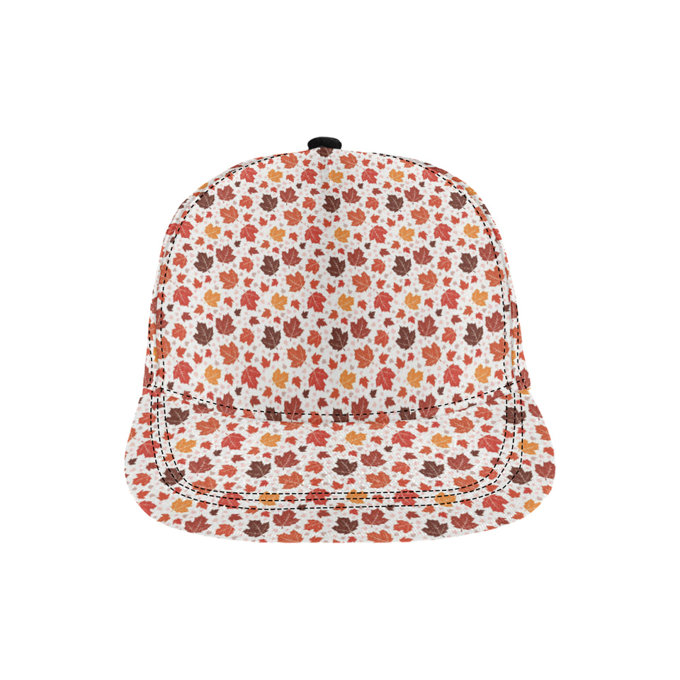 Colorful Maple Leaf pattern All Over Print Snapback Cap