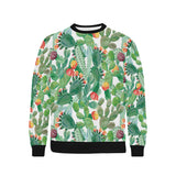 Cactus design pattern copy Men's Crew Neck Sweatshirt