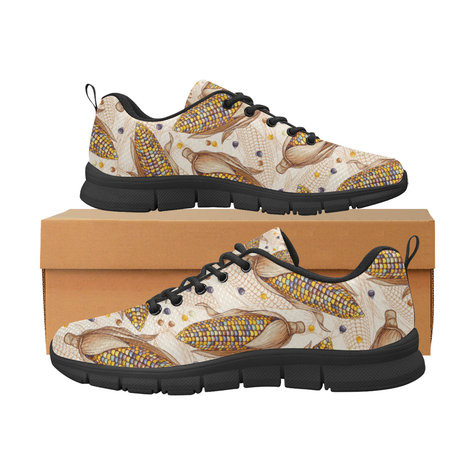 Corn Pattern Print Design 03 Men's Breathable Sneakers ( Model 055)